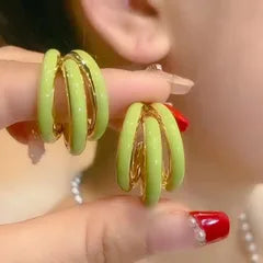 sexy summer vibrant earrings