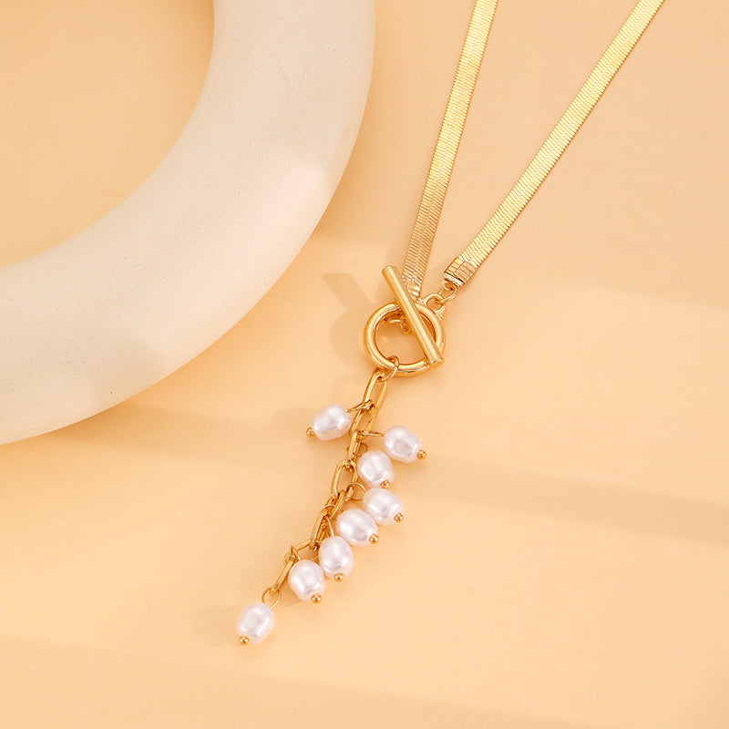 304 Stainless Steel Chain Gold Pendant