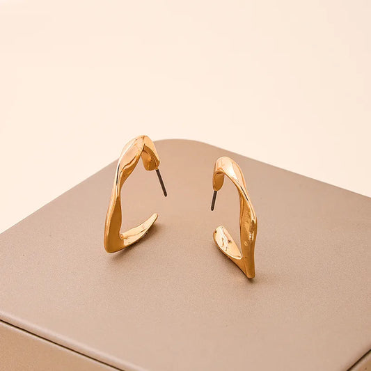 Cute Heart Shape Alloy Zinc Earrings