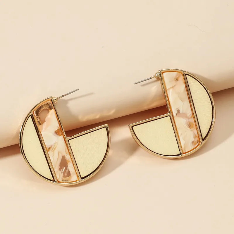 Gorgeous Gold Plated Bold Hoop Earrings