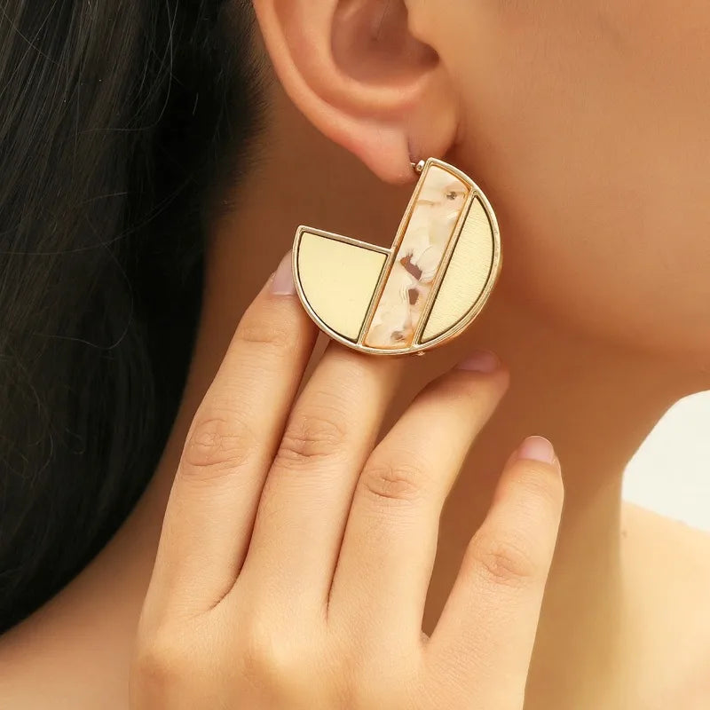 Gorgeous Gold Plated Bold Hoop Earrings