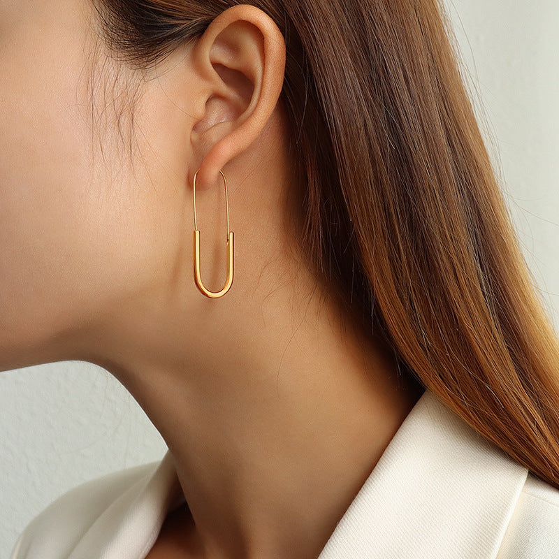 304 Stainless Steel Fashion Waterproof Non Tarnish Earrings