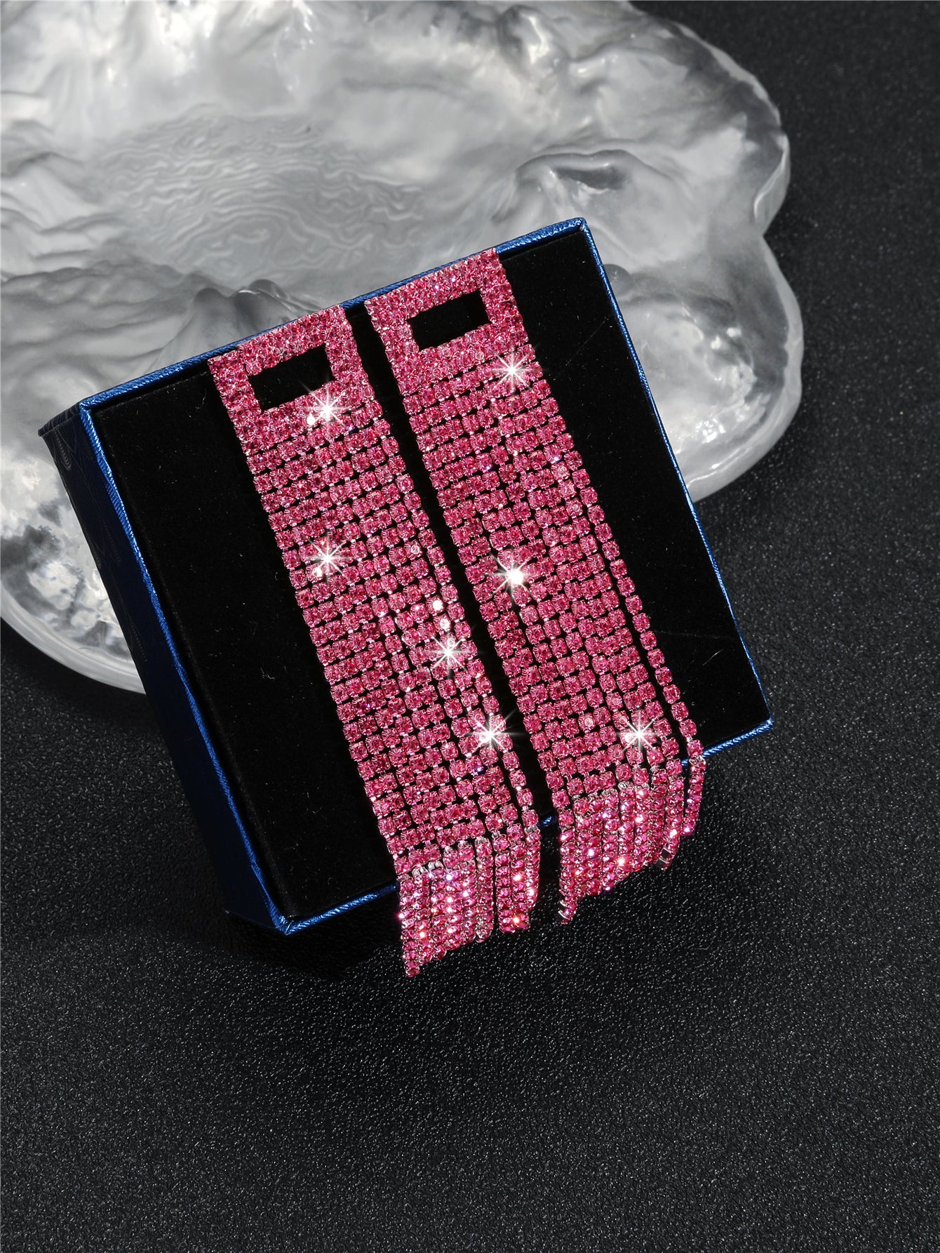 Rhinestone Drop Earrings