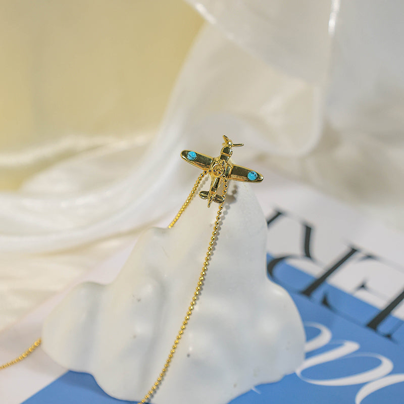 Beautiful Travel Aeroplane Neckpiece
