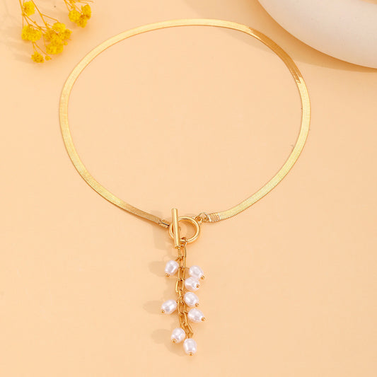 304 Stainless Steel Chain Gold Pendant