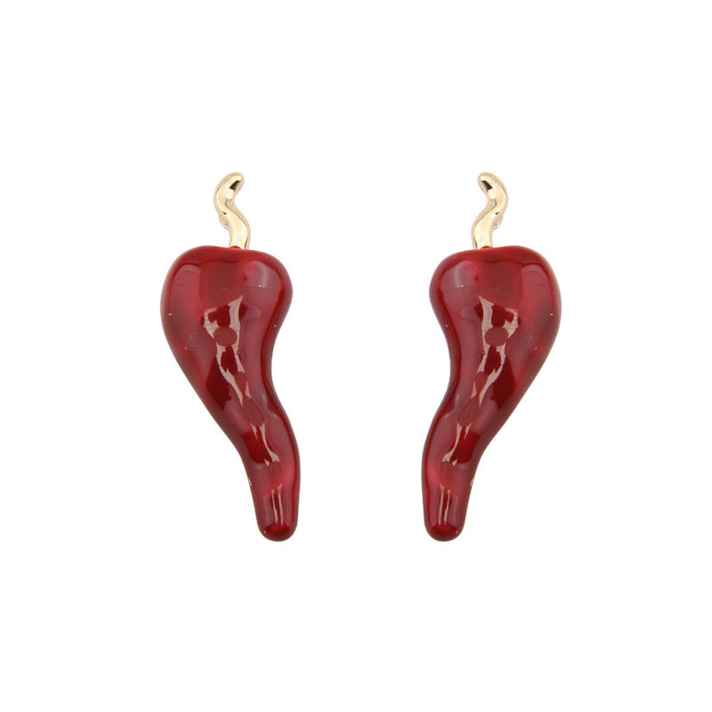 Chili Ear Studs