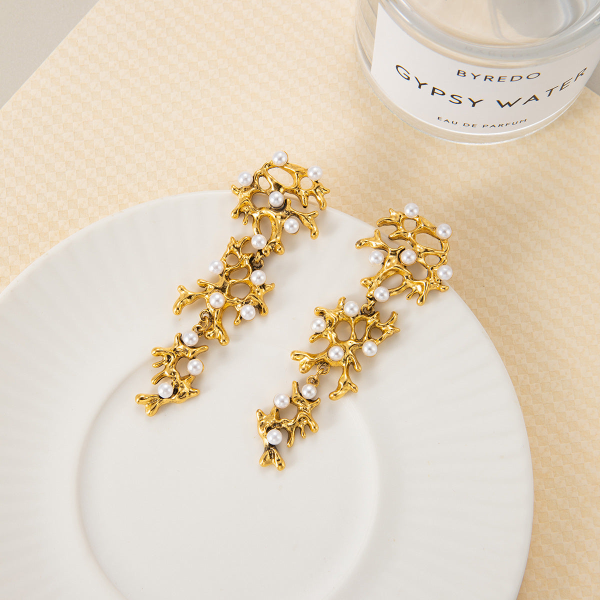 Beautiful Pearls Drop Earrings