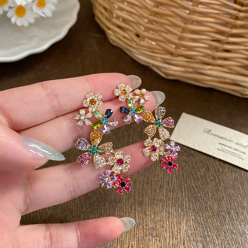 Floral Ear Cuff Pair