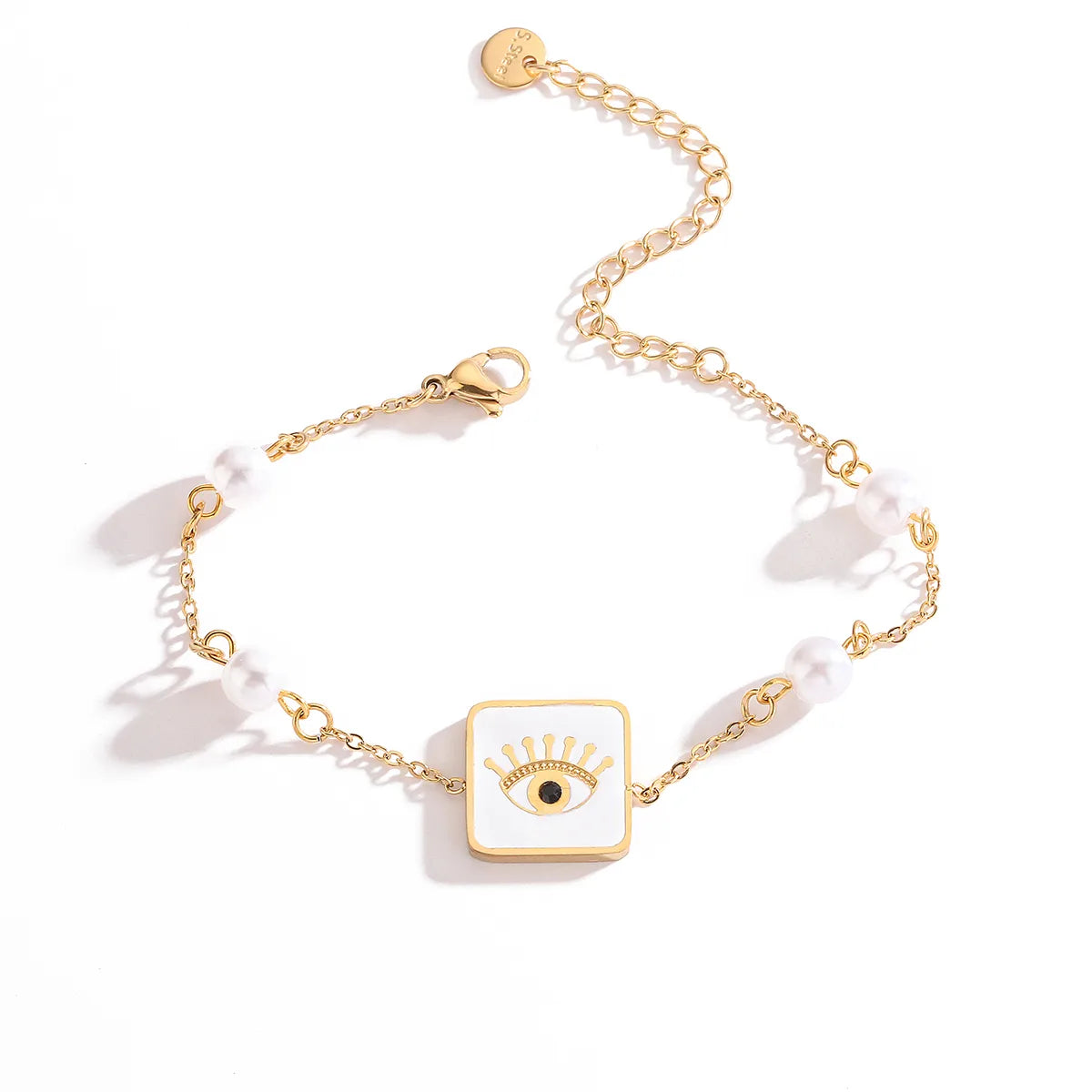 Evil eye chain bracelet