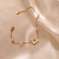 Evil eye chain bracelet