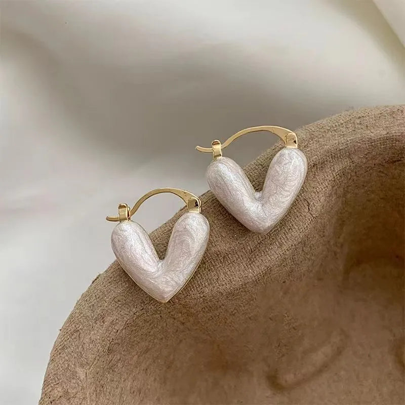 Mini-Tini heart earrings
